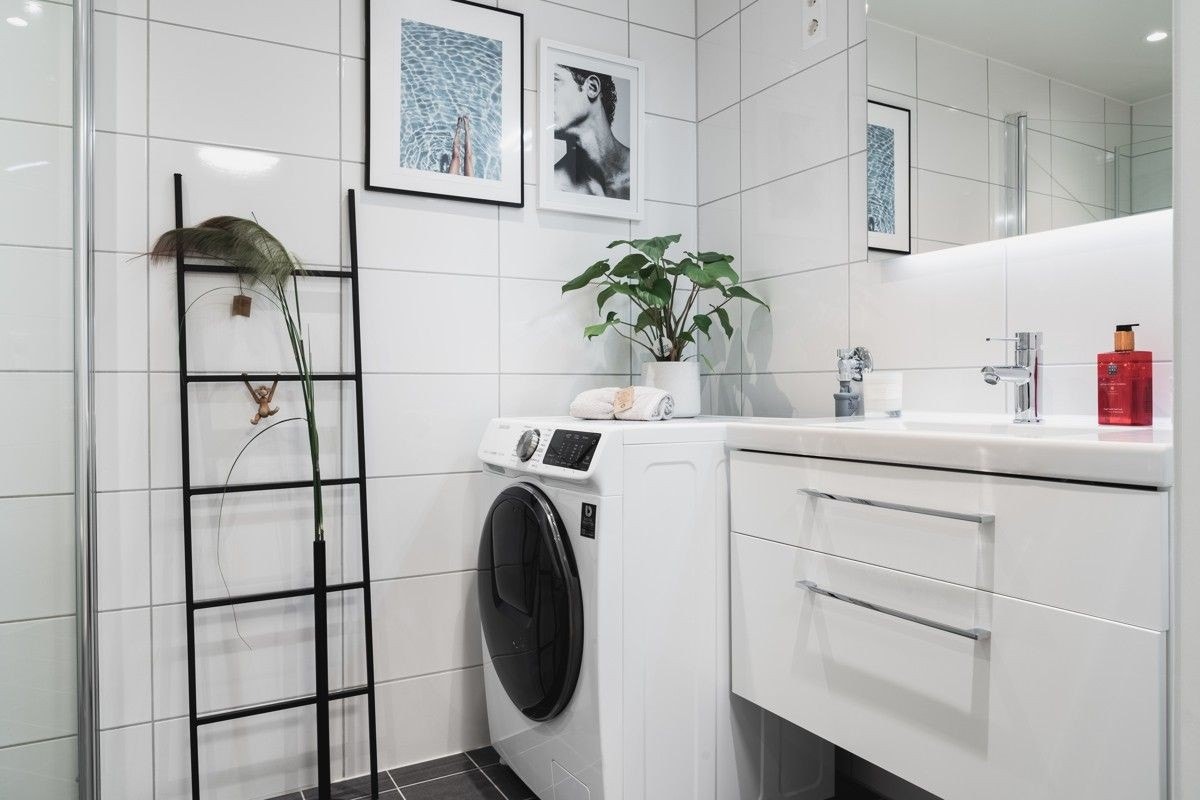 Vaskemaskin/ kombimaskin følger med Galleribilde