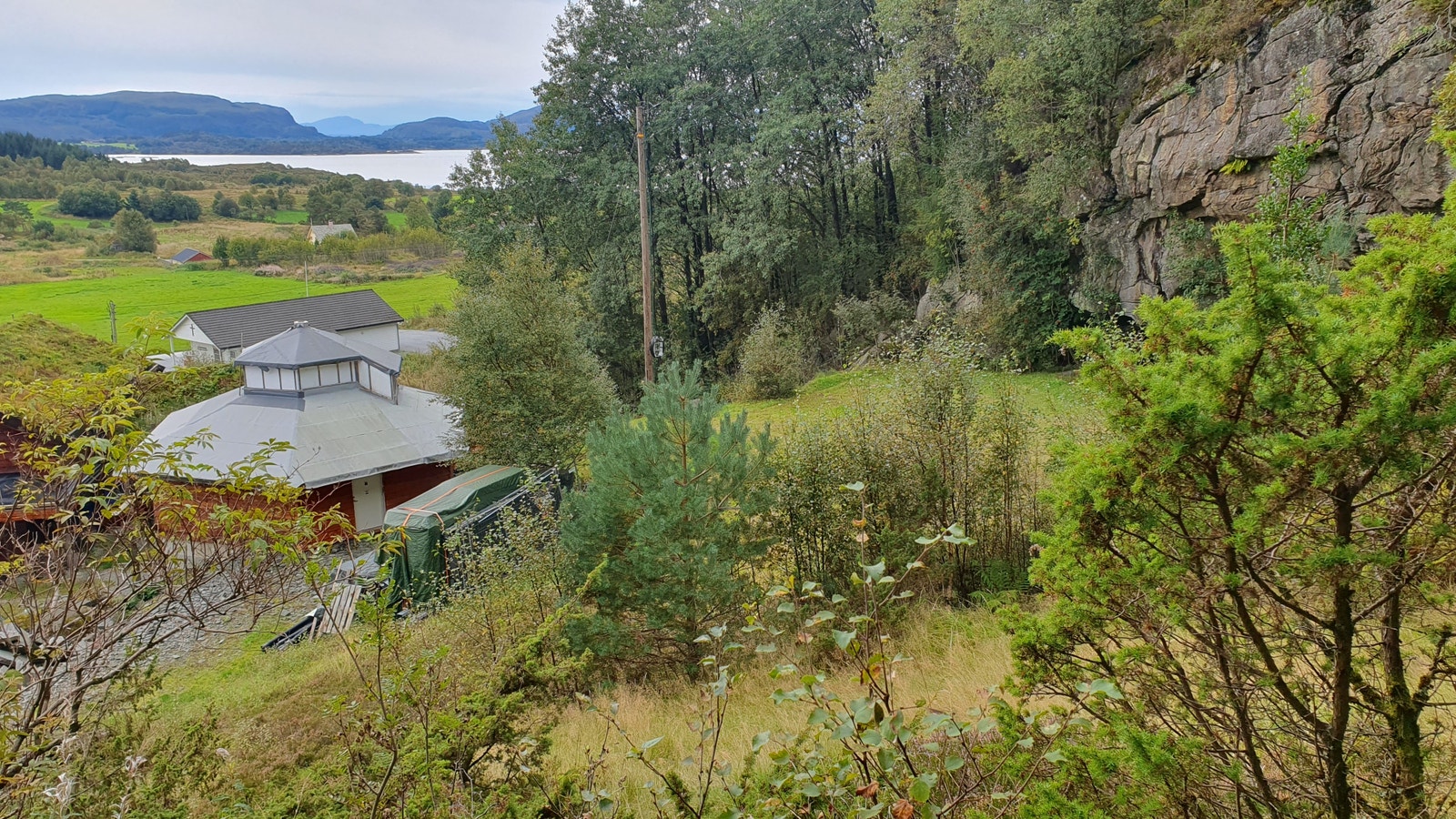 Fjellvegg for klatre-entusiaster Galleribilde