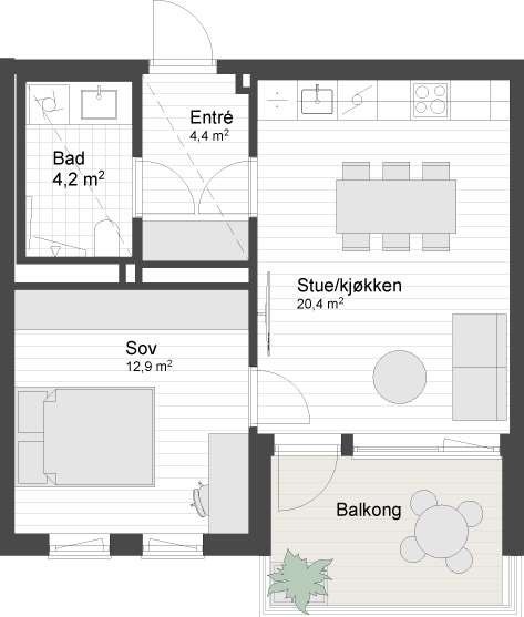 God planløsning Galleribilde