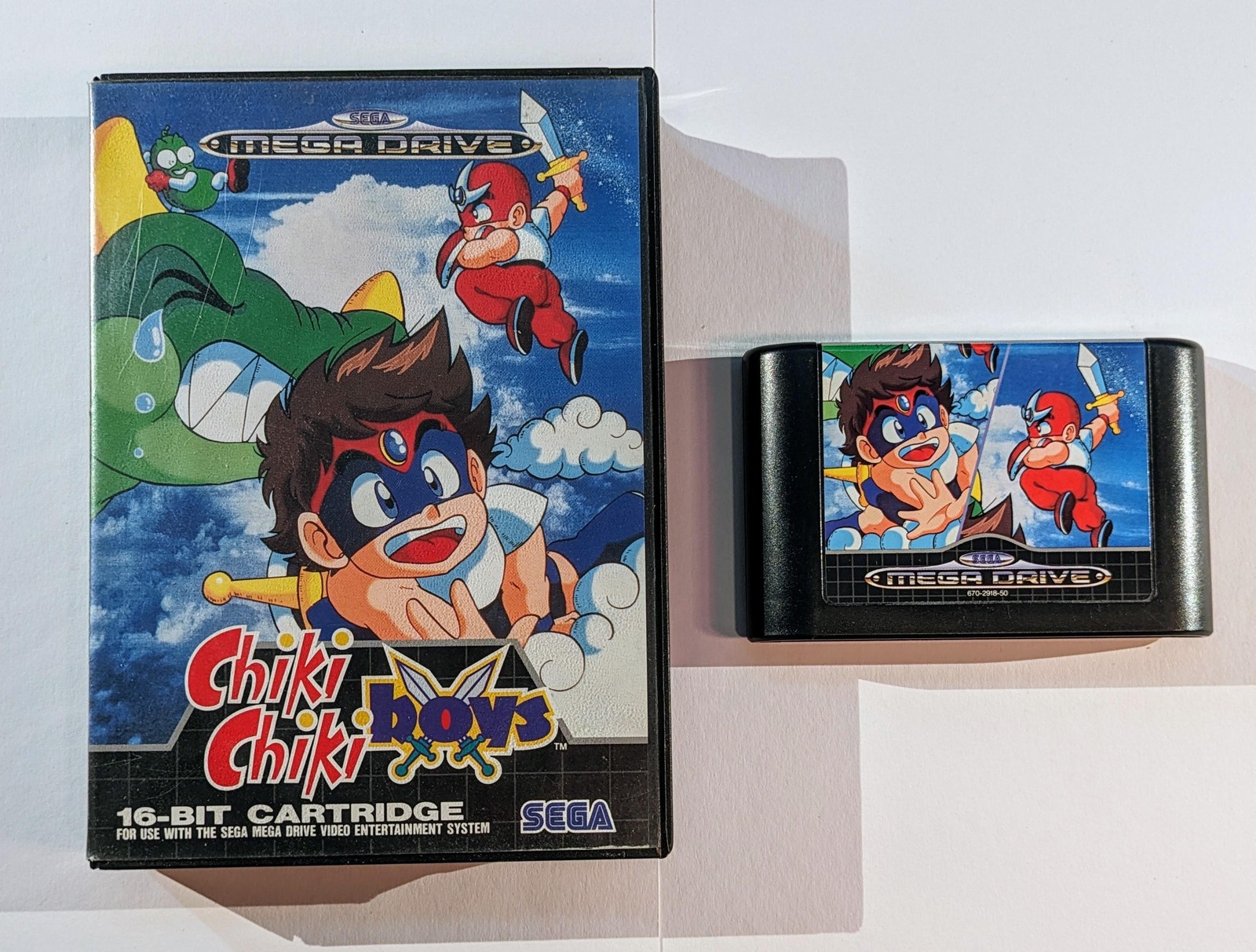 Chiki Chiki Boys Sur SEGA Mega Drive - Complet Avec Boîte Et Notice - Très Bon état