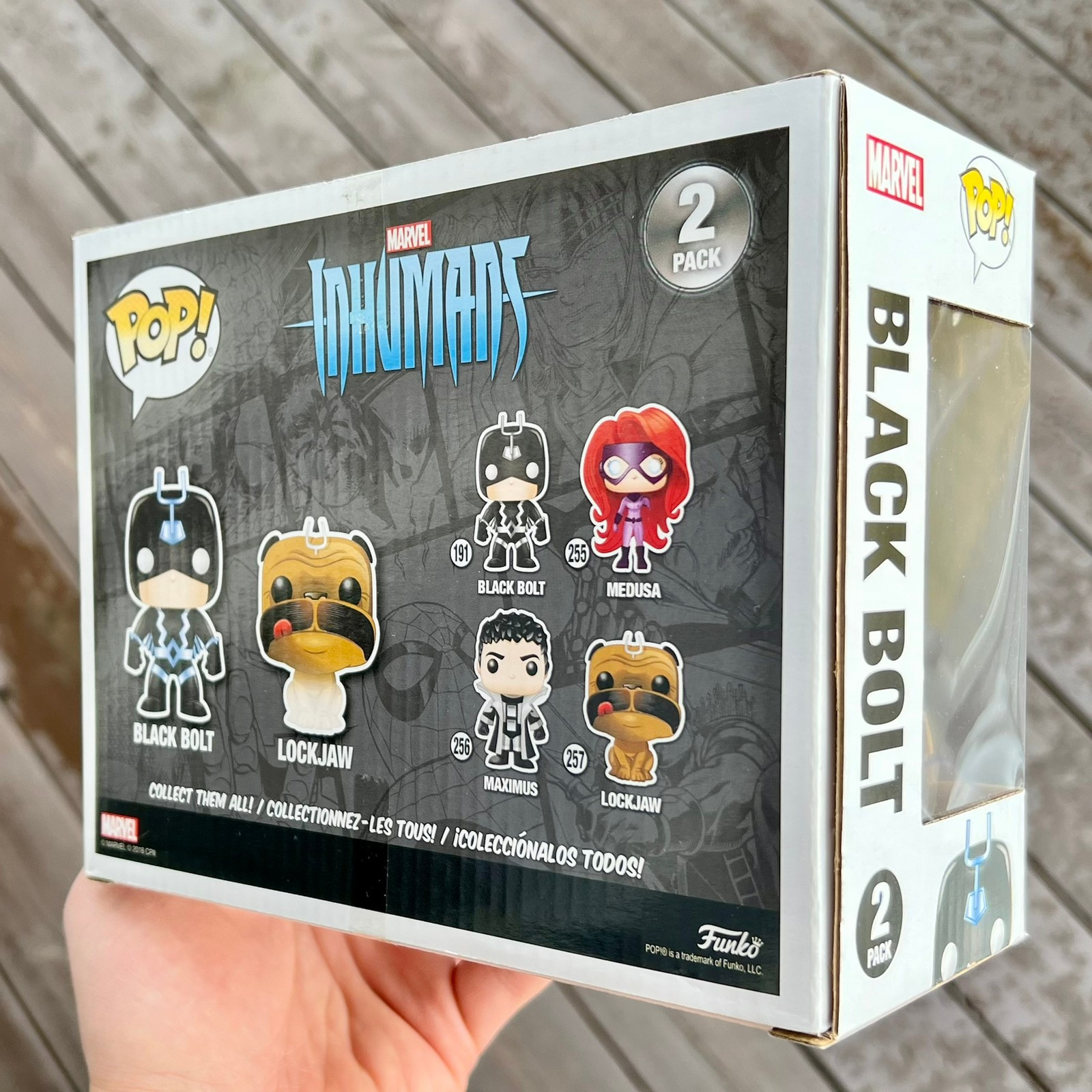 Black Bolt Funko outlet Pop