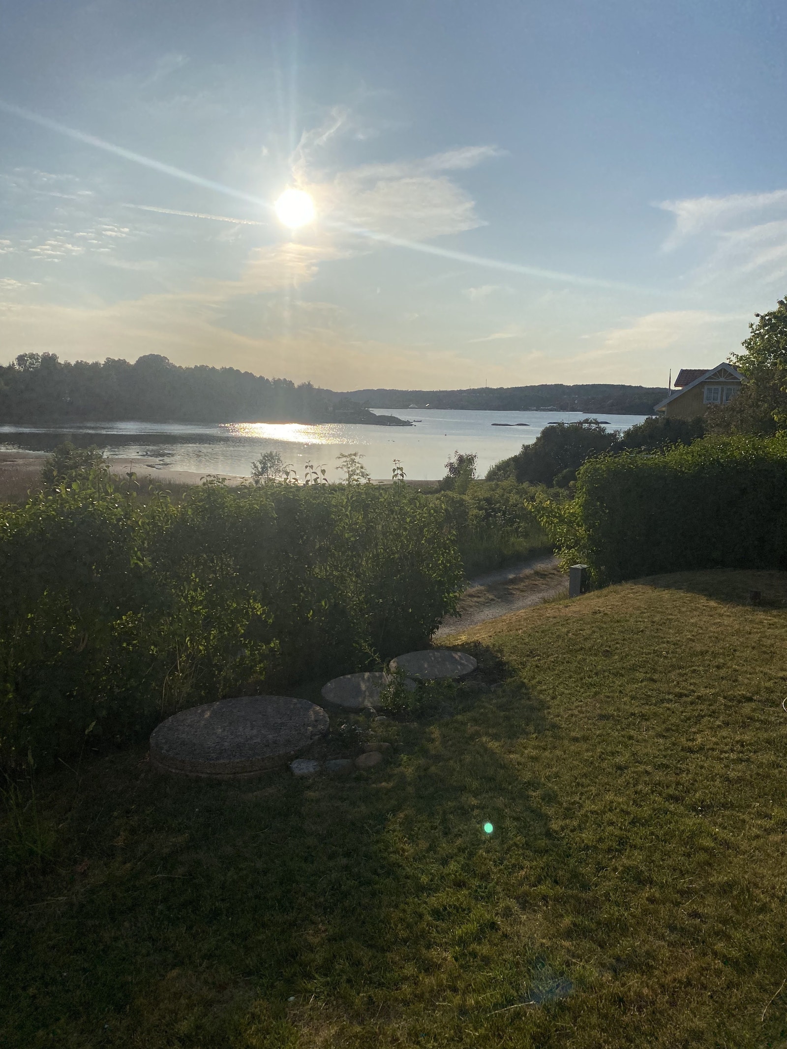 Utsikt fra hagen Galleribilde