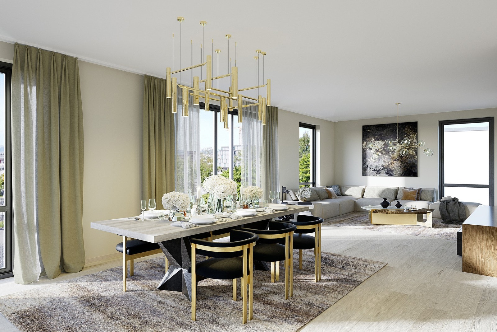 I prosjektet kommer det blant annet 7 eksklusive leiligheter med høy standard. Det vil være tre leiligheter på 175 kvm, tre leiligheter på 140 kvm og en leilighet på 115 kvm. Illustrasjon, avvik vil forekomme. Galleribilde