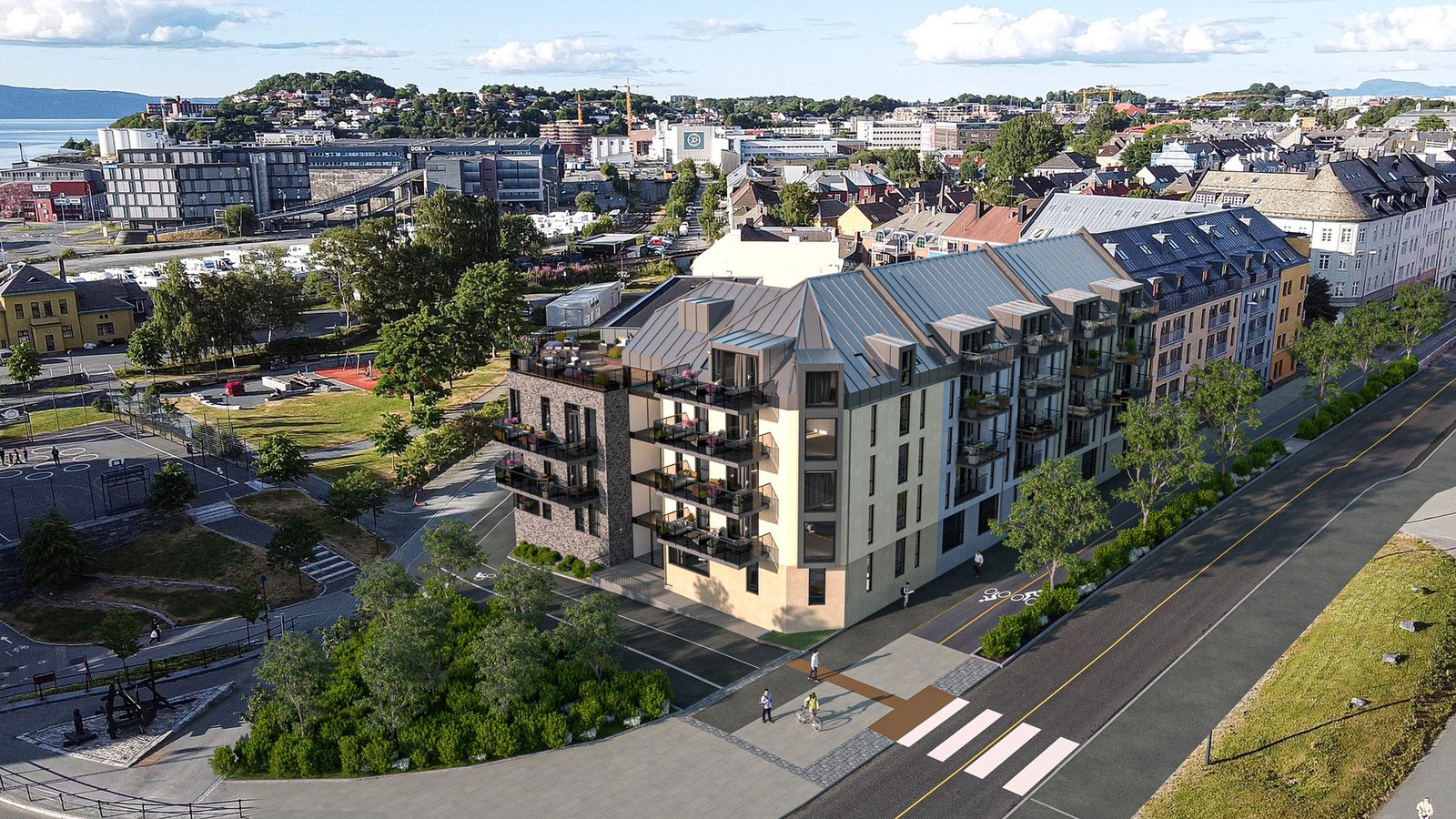 Det blir opparbeidet parkeringskjeller for beboerne. Se prisliste for hvilke leiligheter dette gjelder. Illustrasjon, avvik vil forekomme. Galleribilde