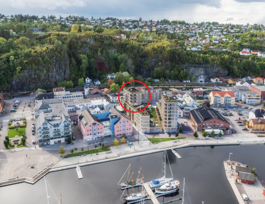 Kjekk leilighet med god planløsning, her med ca-mål Galleribilde