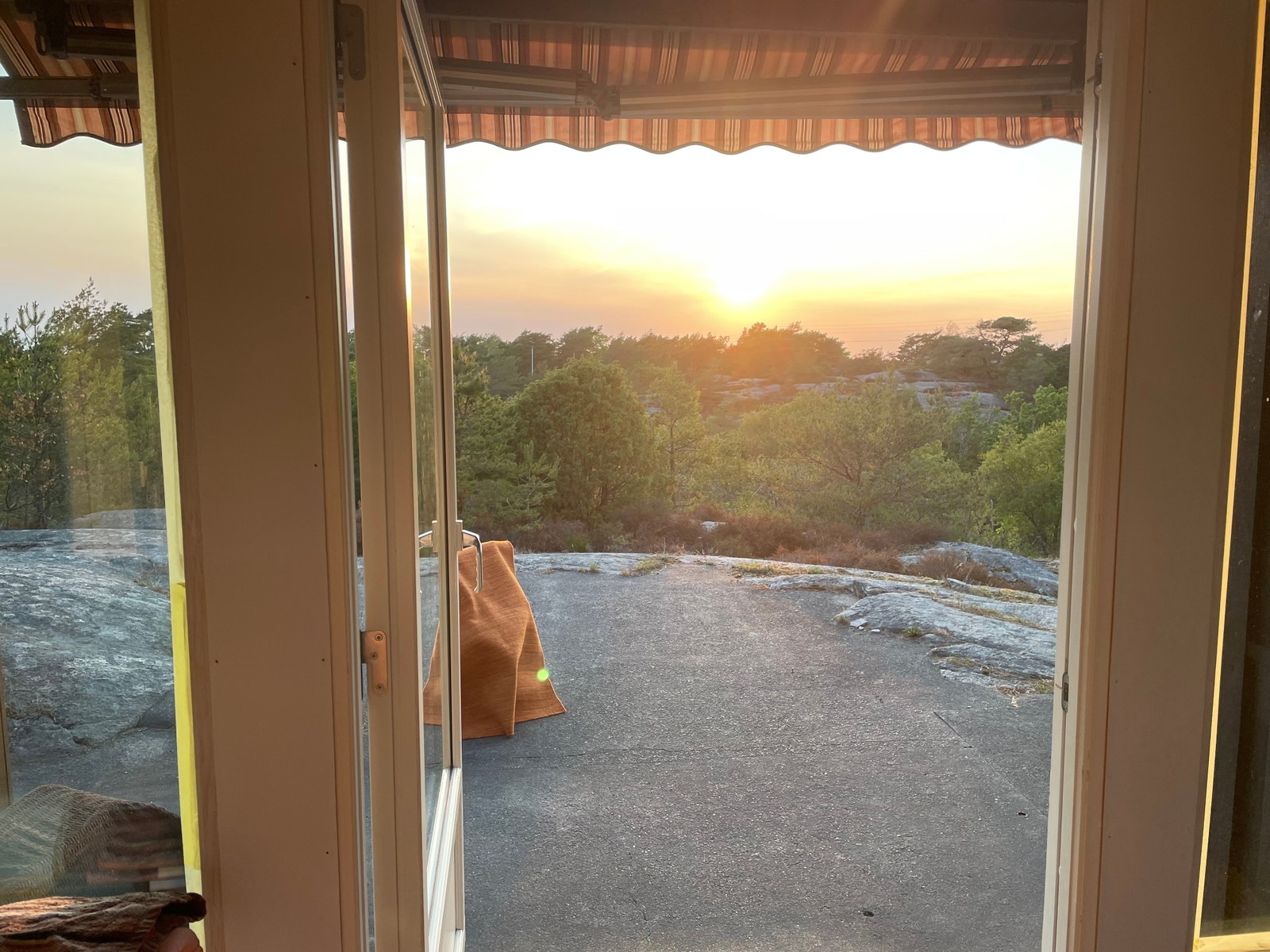 Utsikt solnedgang Galleribilde