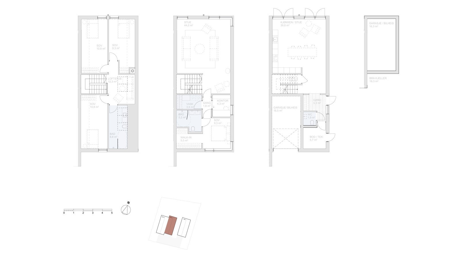 Plantegning Hus 2 Galleribilde