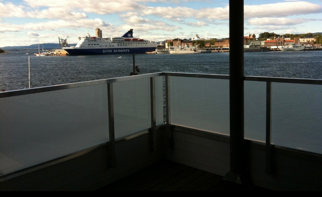 Utsikt fra balkong utenfor stue Galleribilde