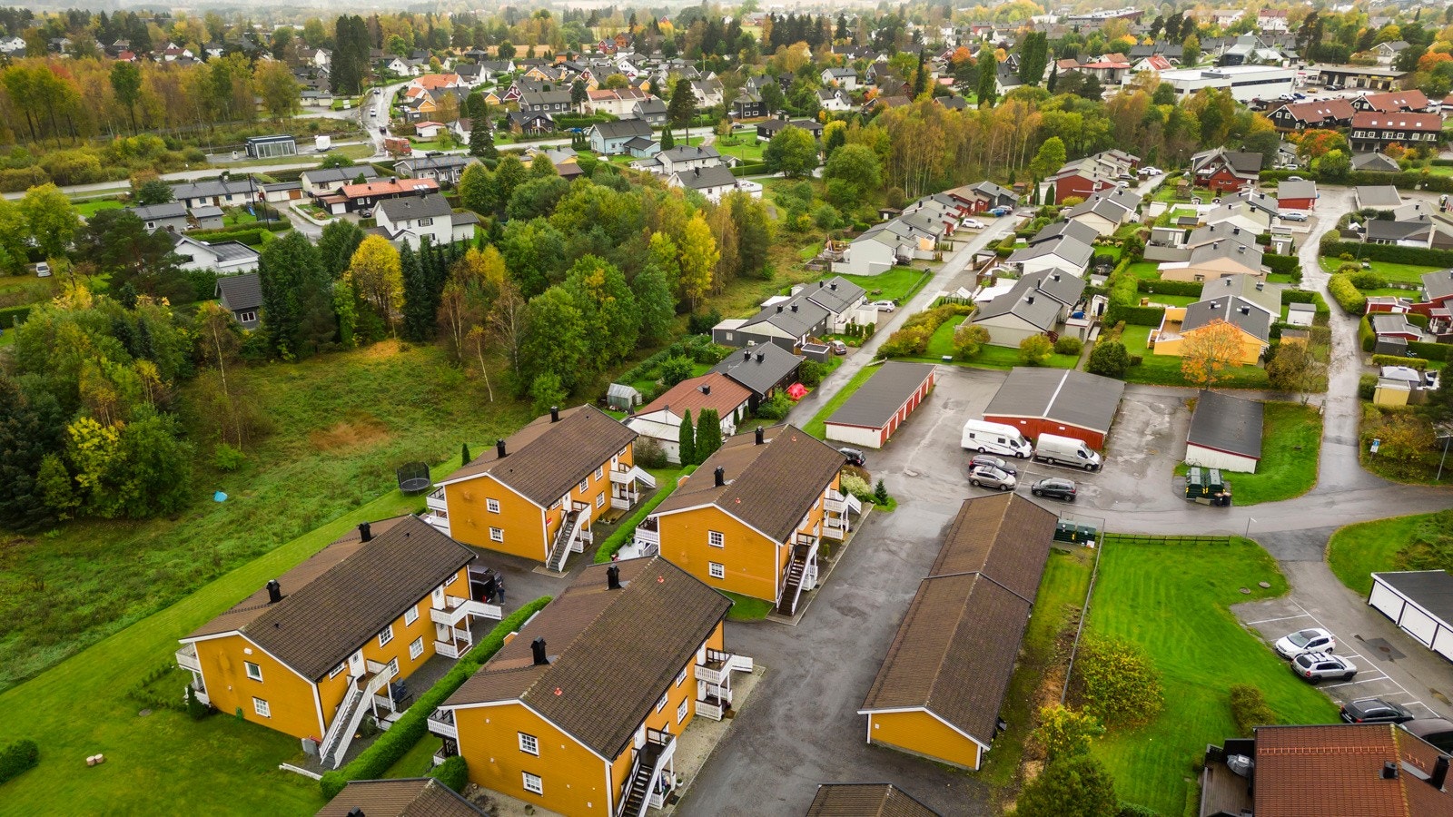 Dronefoto Galleribilde