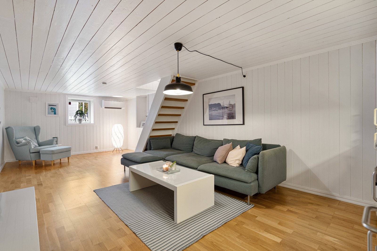 Kjelleren som fremstår som lun og fin Galleribilde