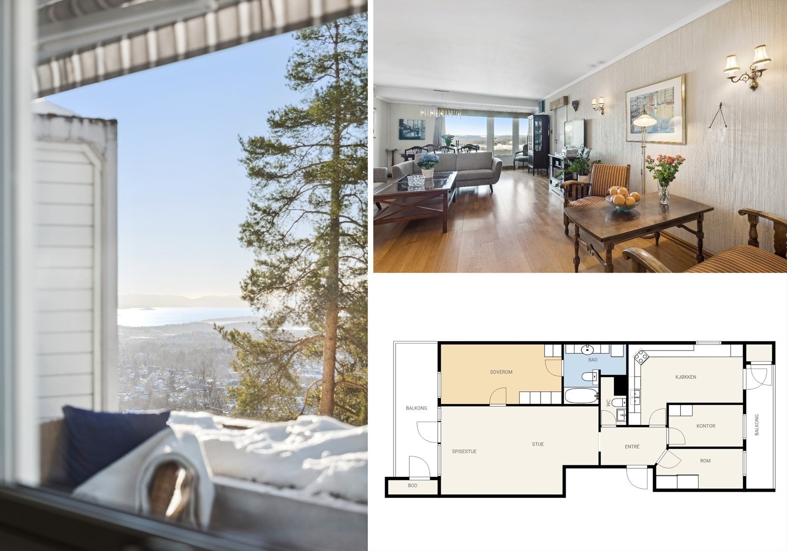 Velkommen til Grindbakken 13.
96 kvm hjørneleilighet. Garasje. God bodplass. Barnevennlig område. God offentlig kommunikasjon. Galleribilde