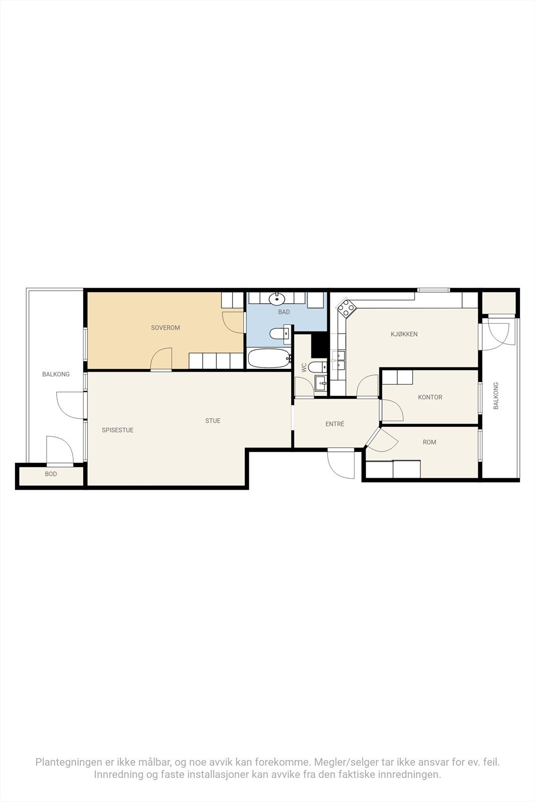 Plantegning Galleribilde