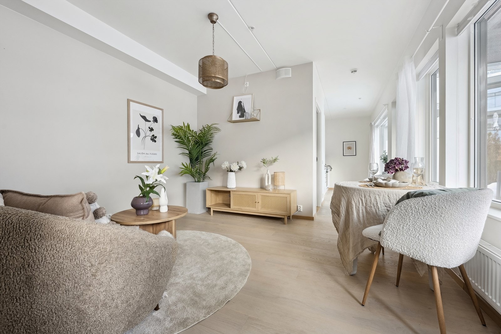 En lys & luftig 2-romsleilighet i bygg fra 2019. Galleribilde