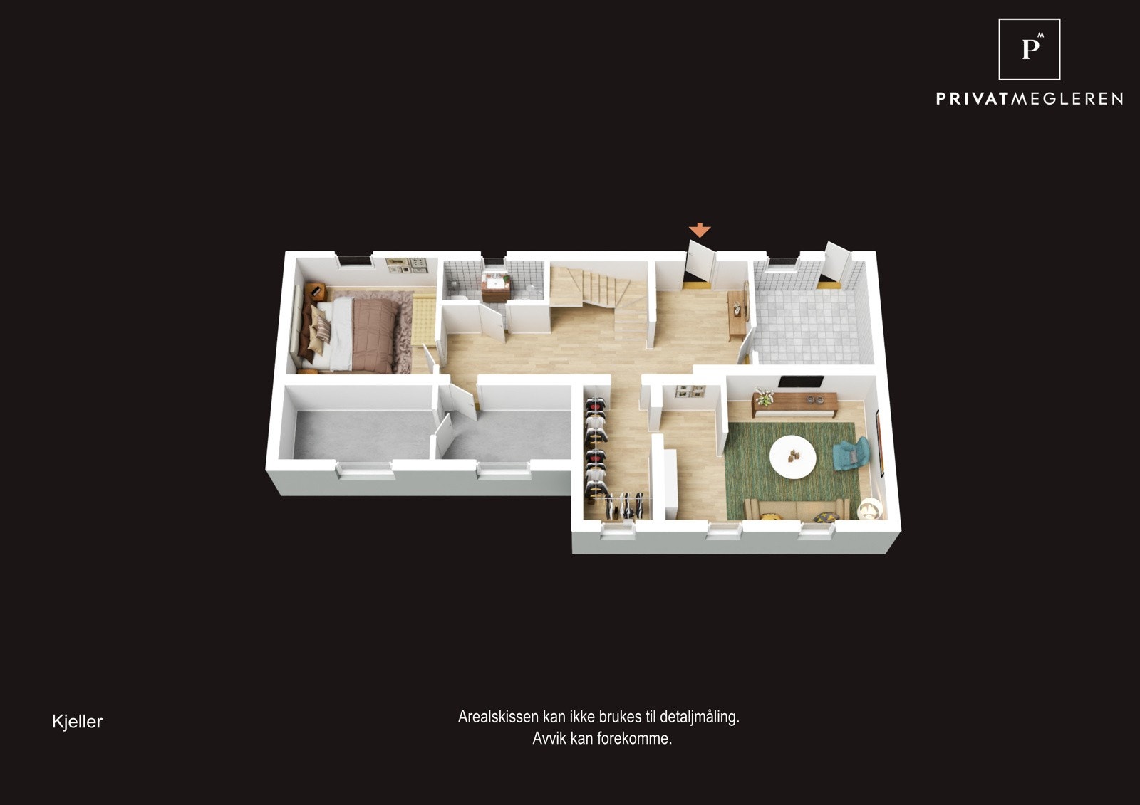 Plantegning u.etg Galleribilde