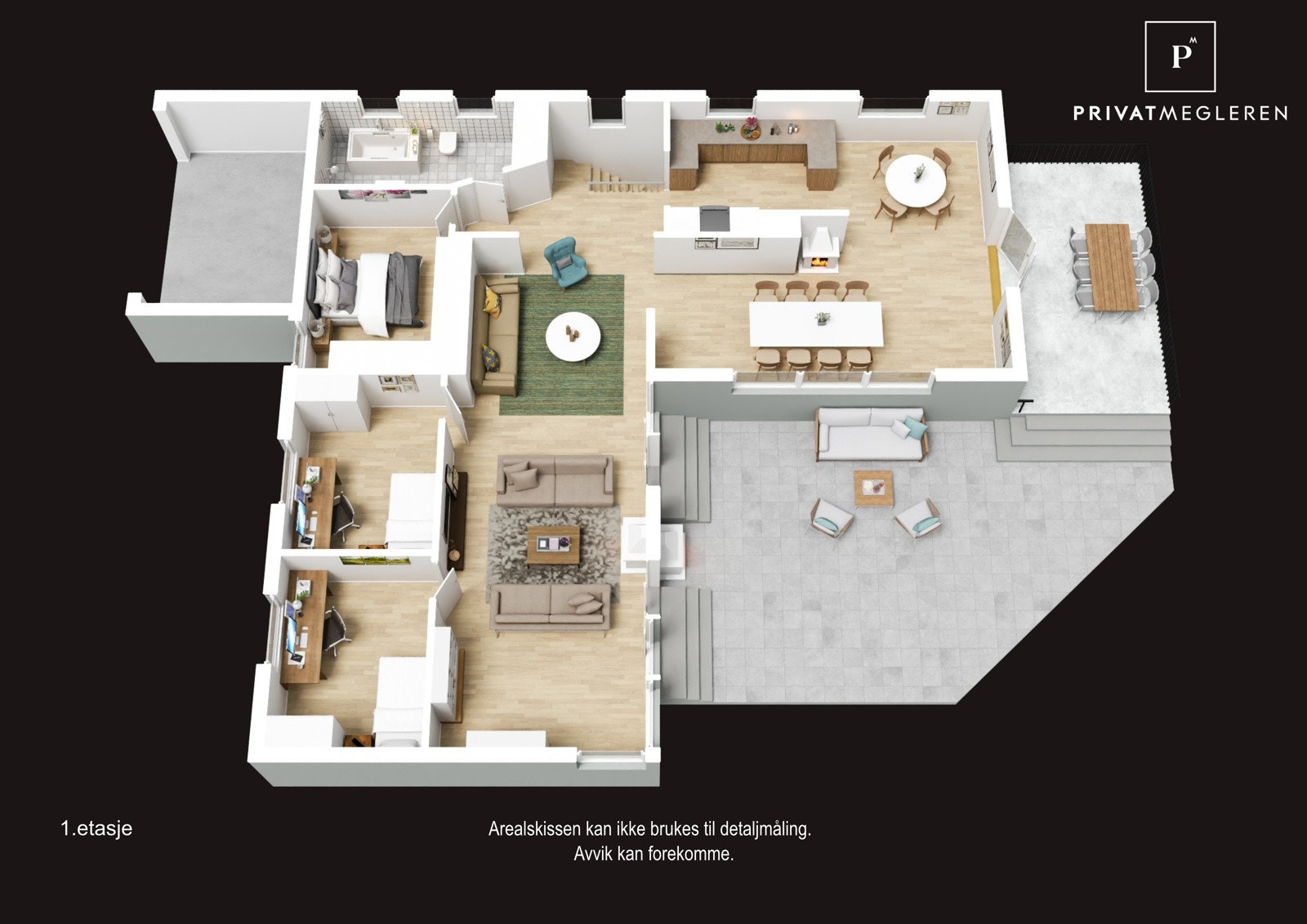 plantegning 1.etg Galleribilde
