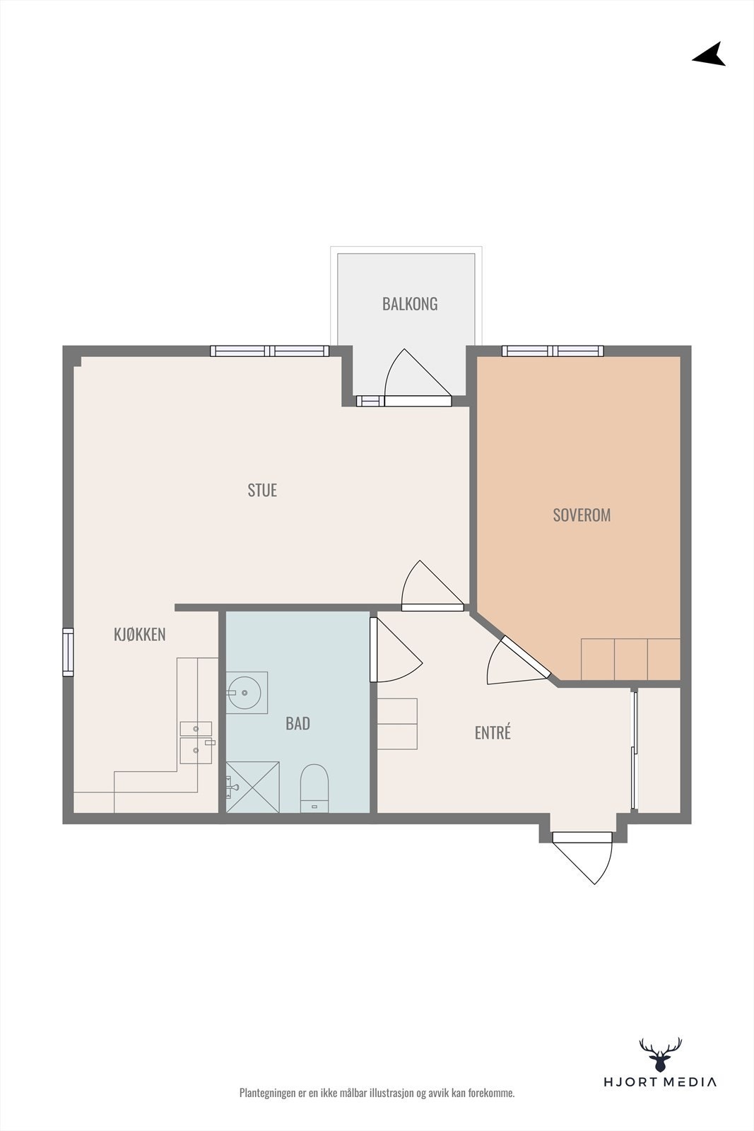 Plantegning Galleribilde