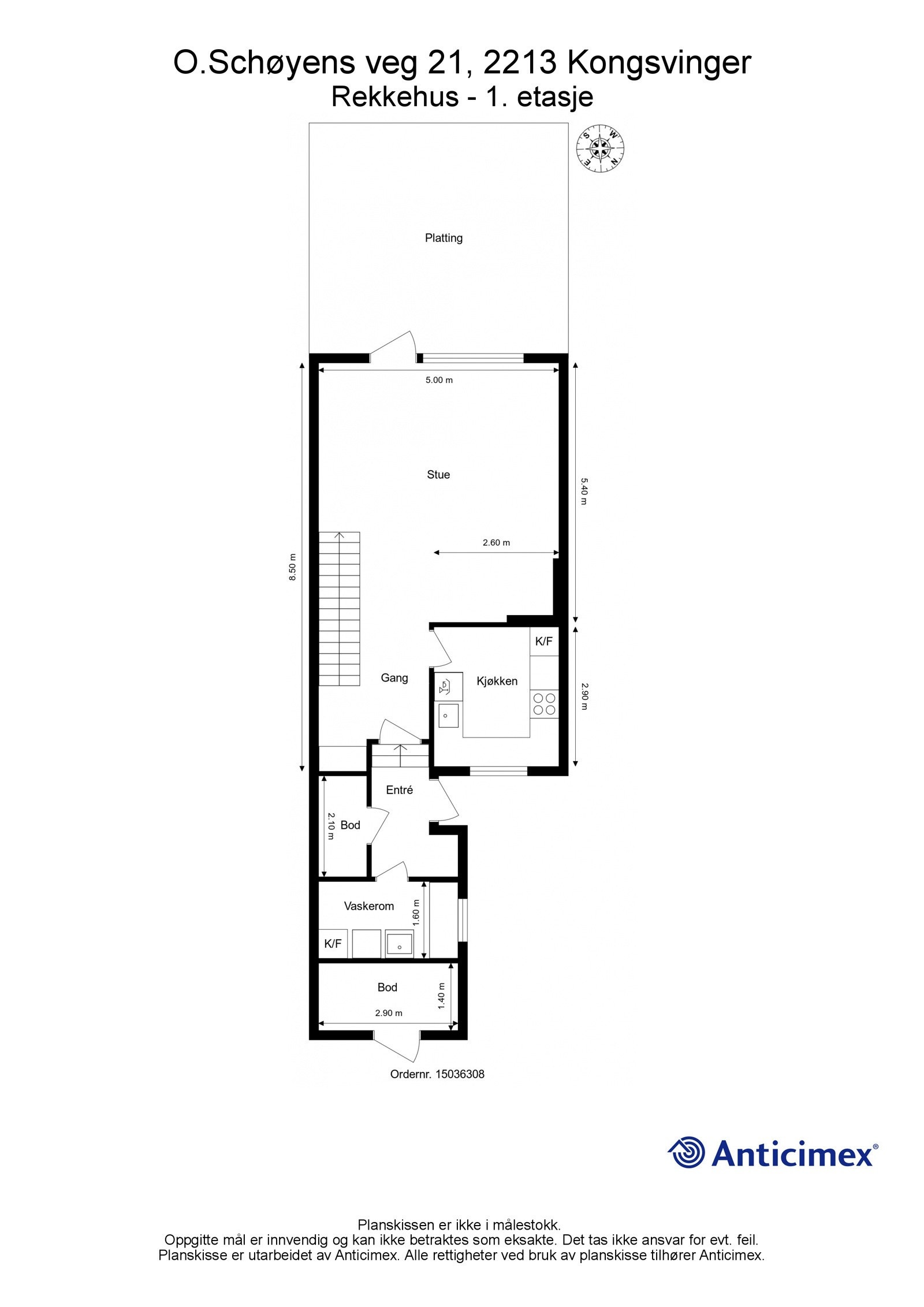 Plantegning - 1. Etasje Galleribilde