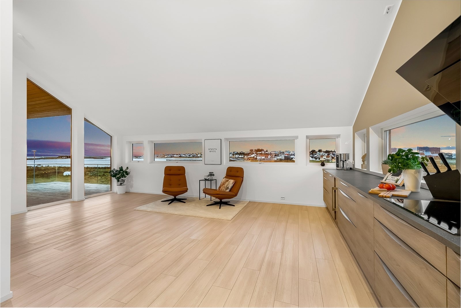 Utsikten kan nytes fra flere hold. Galleribilde