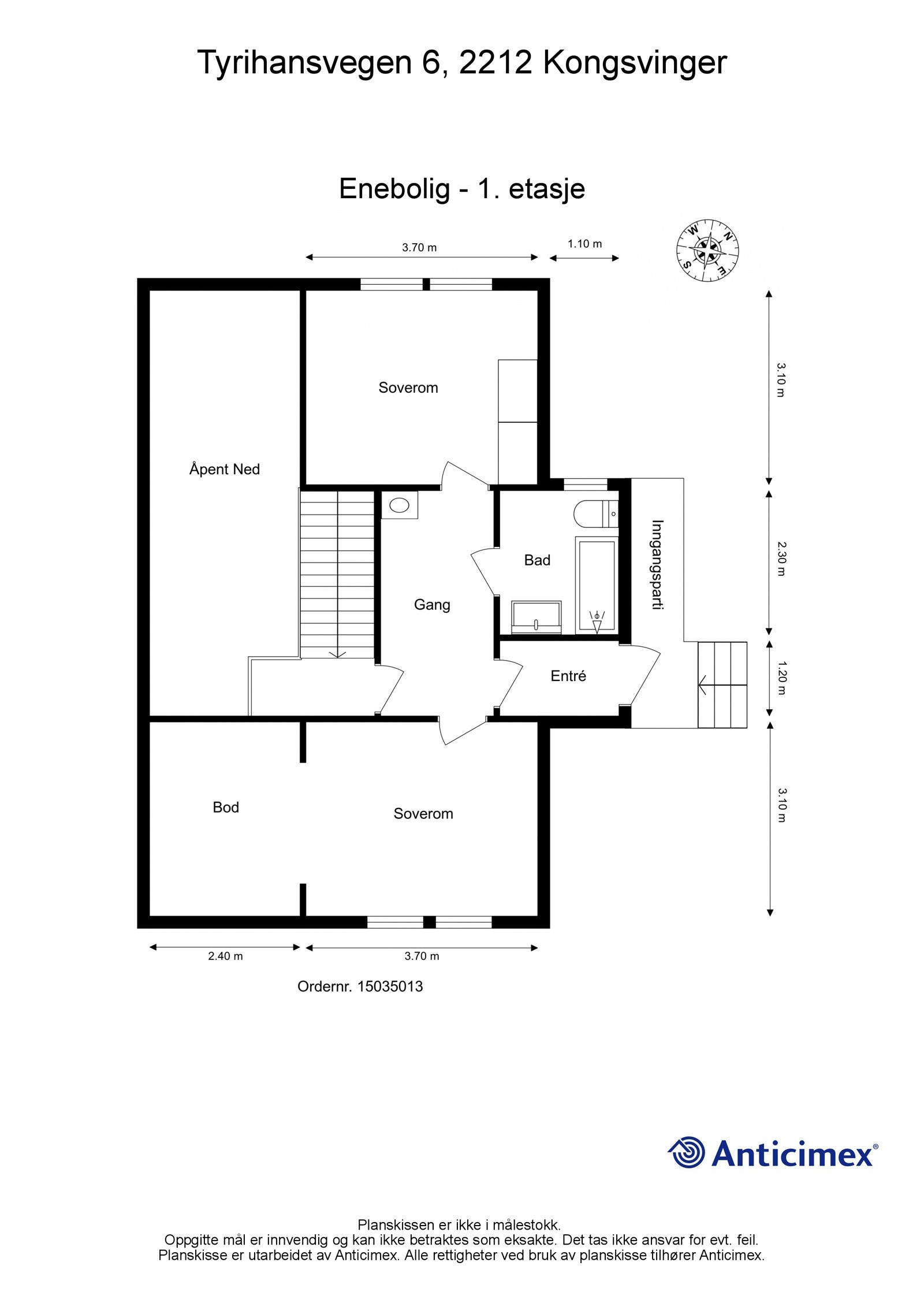 Plantegning - 1. Etasje Galleribilde