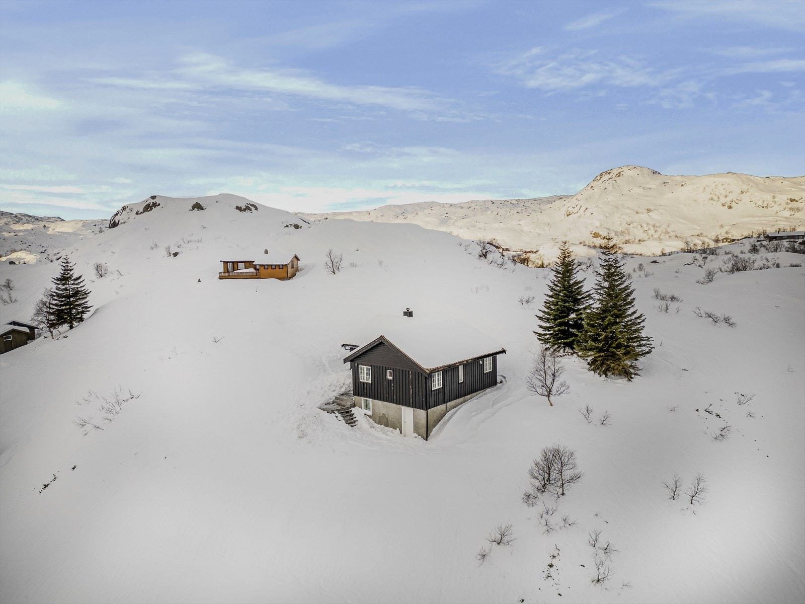 Fin høyfjellsnatur like rundt hytten. Galleribilde