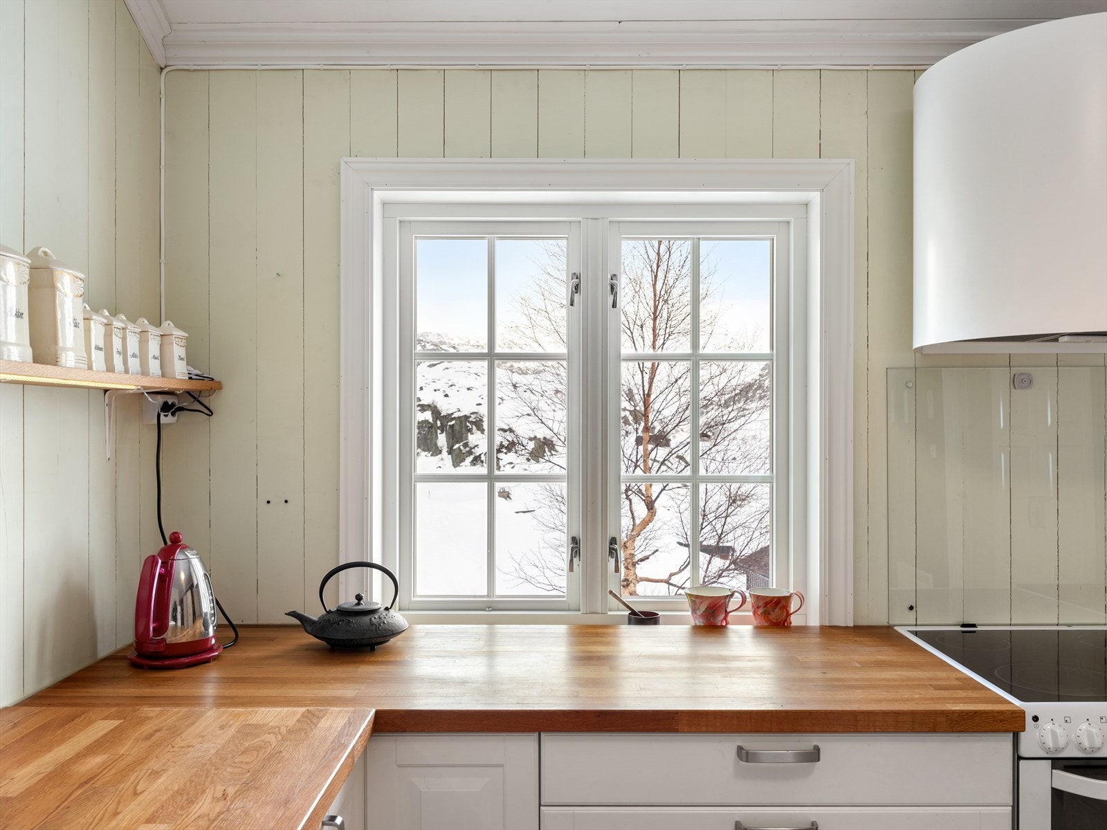 Koselig utsikt fra kjøkken Galleribilde