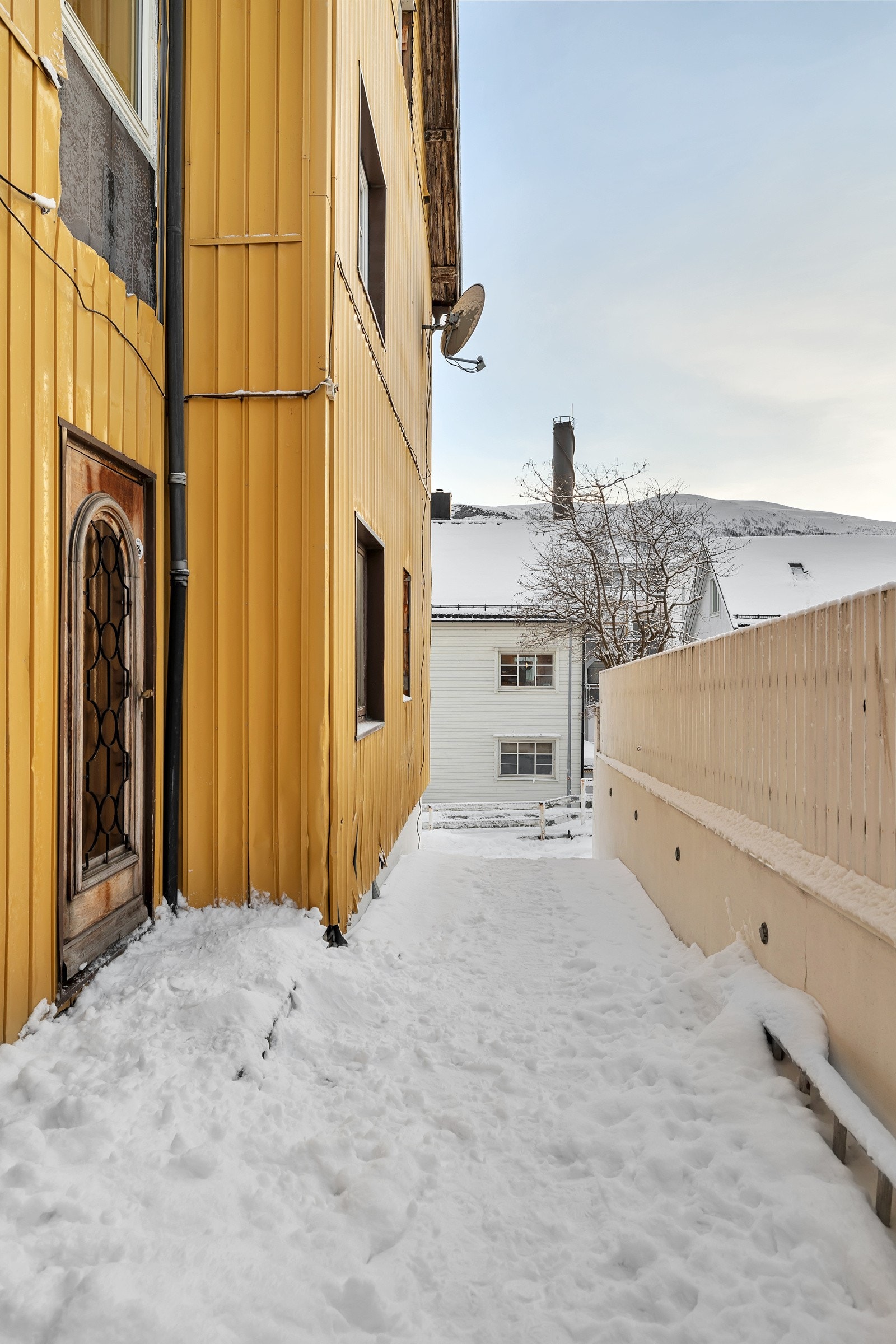 Inngangspartet er på sørsiden av bygget Galleribilde