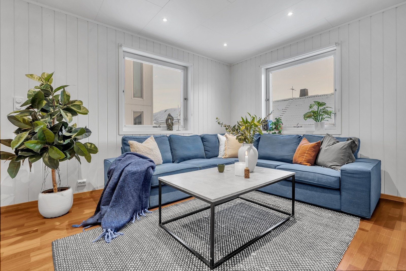 Her finner du plass til stor sofa Galleribilde