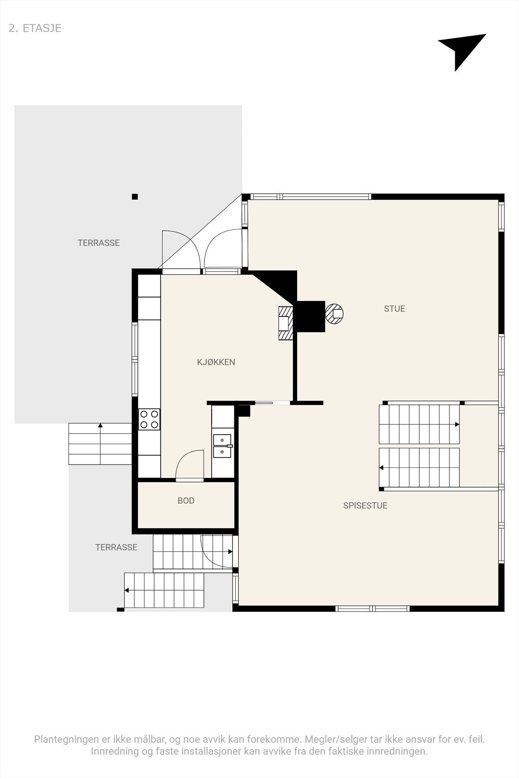 Plantegning plan 2 Galleribilde