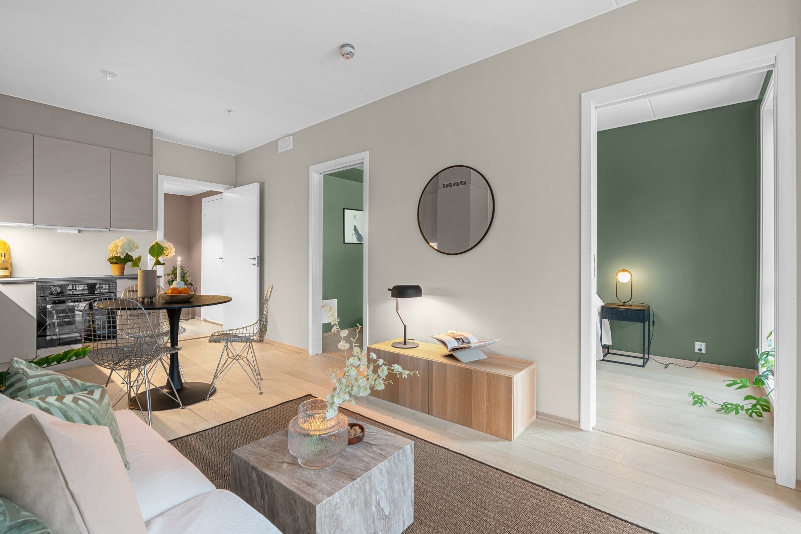 Smart og arealeffektiv planløsning, som oppleves som enkel å møblere Galleribilde