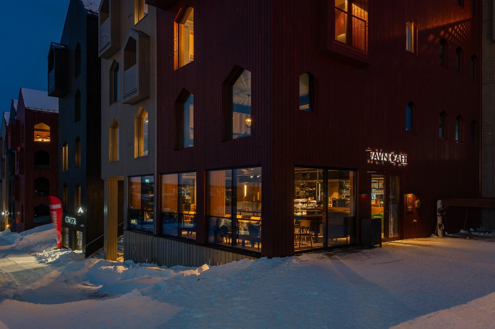 Nærhet til restauranten på Favntoppen Galleribilde