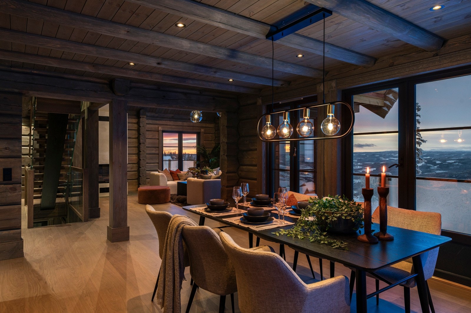 Flott utsikt fra spiseplassen Galleribilde