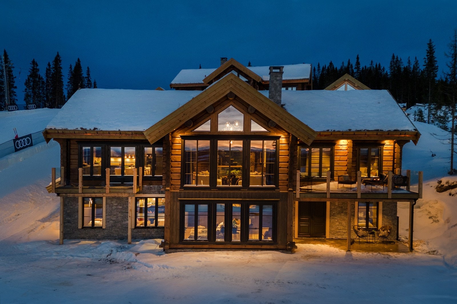 Dette er virkelig hytte-luksus på sitt beste Galleribilde