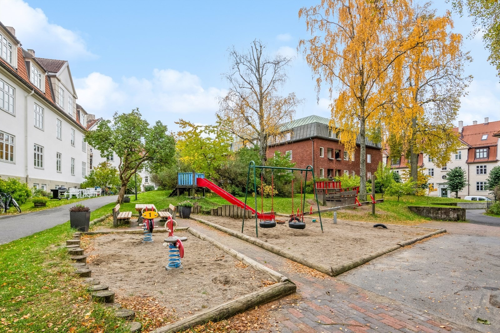 Store fellesarealer gir mye frihet, til stor glede for både store og små. Galleribilde