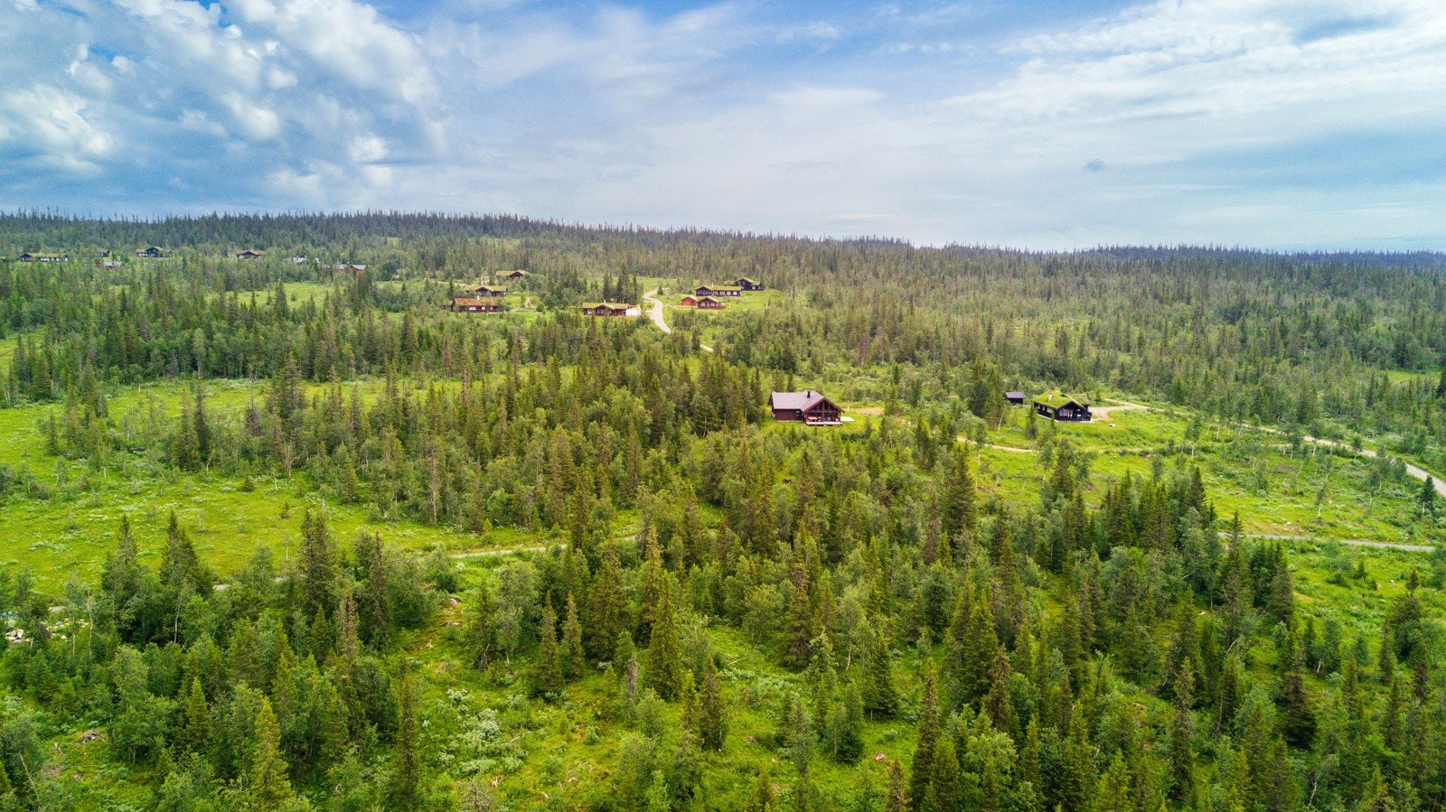 Området byr på flere toppturer, og skiløype ligger rett bortenfor tomta Galleribilde