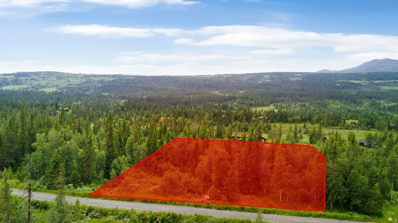 Tomta ligger i Fjellsjåvegen 21 Galleribilde