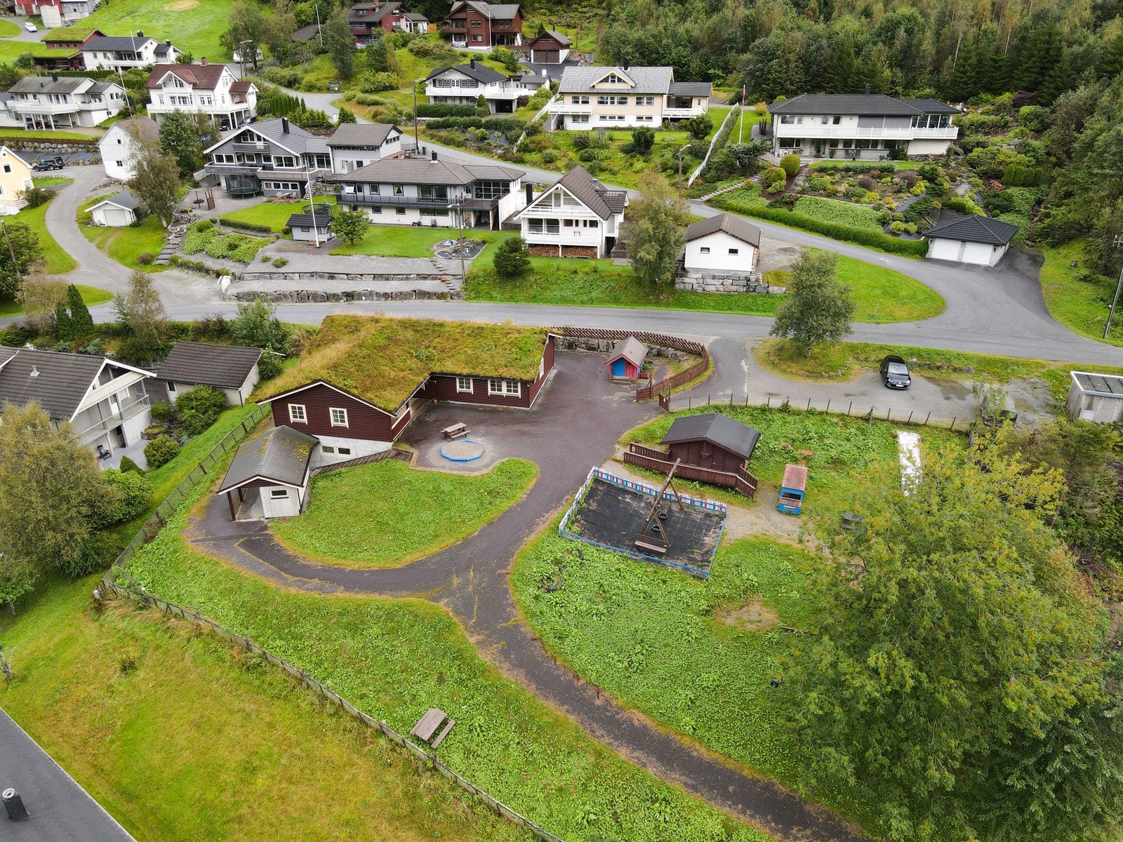 Dronefoto. Galleribilde