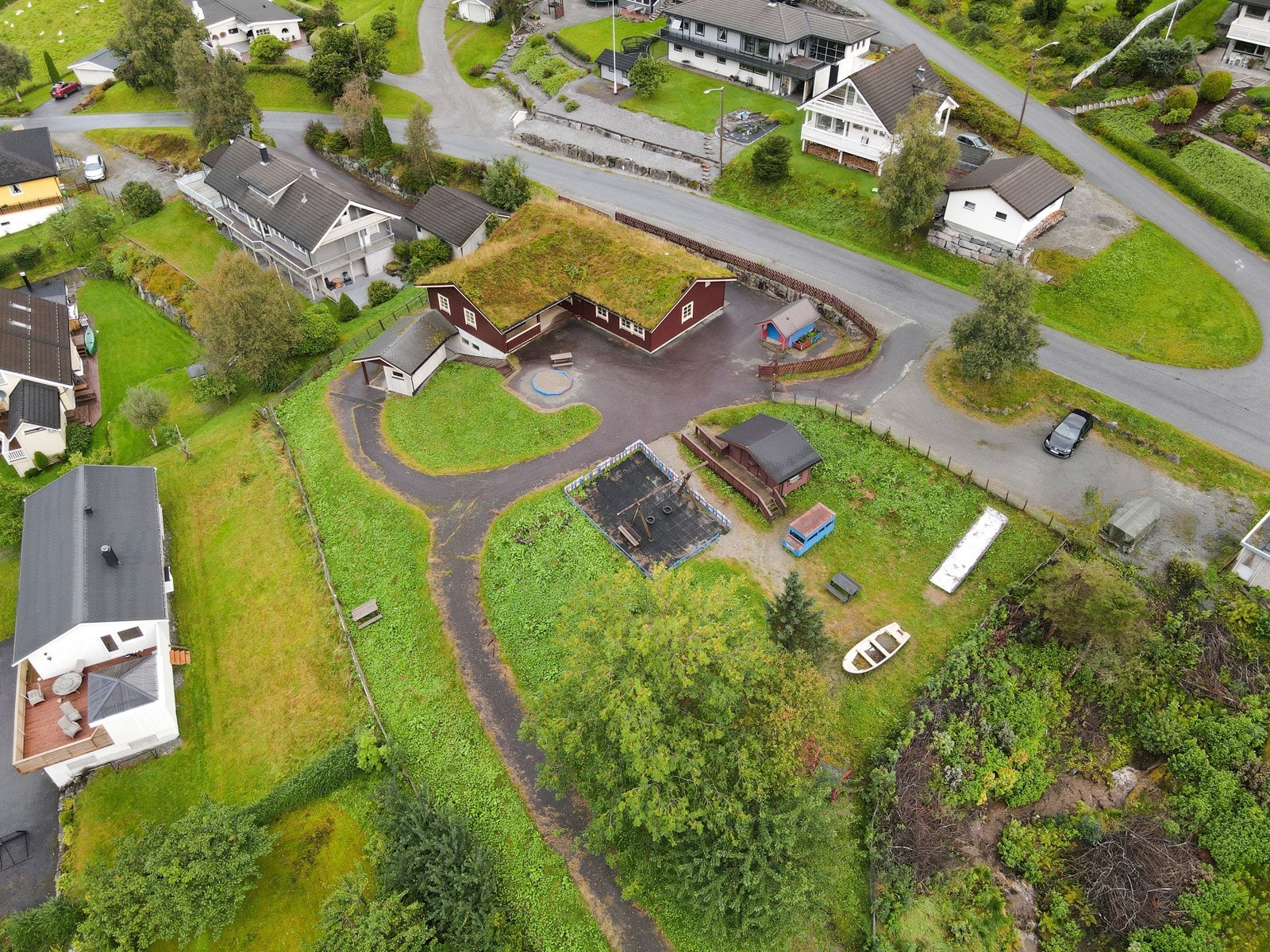 Dronefoto. Galleribilde