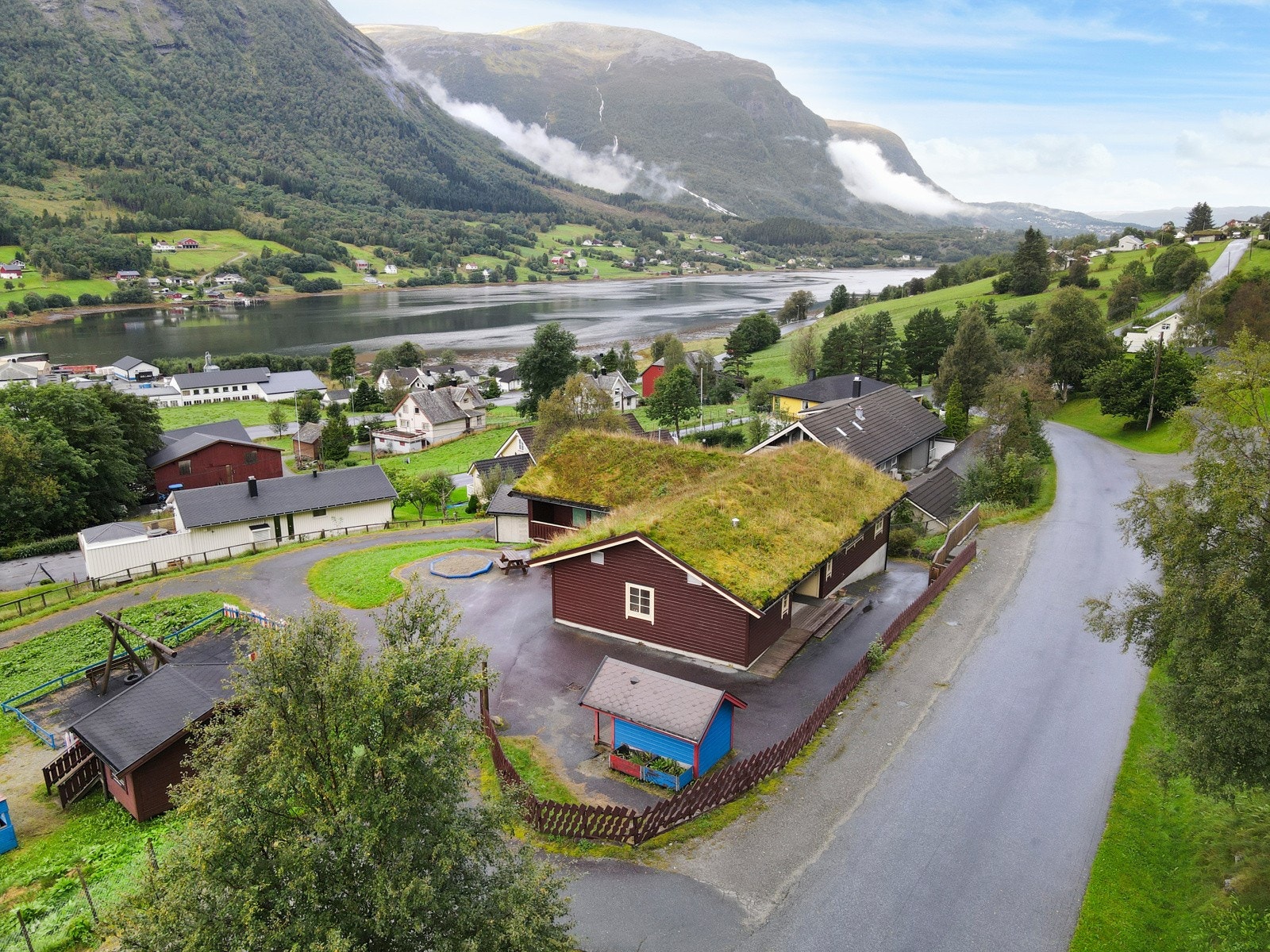 Dronefoto. Galleribilde