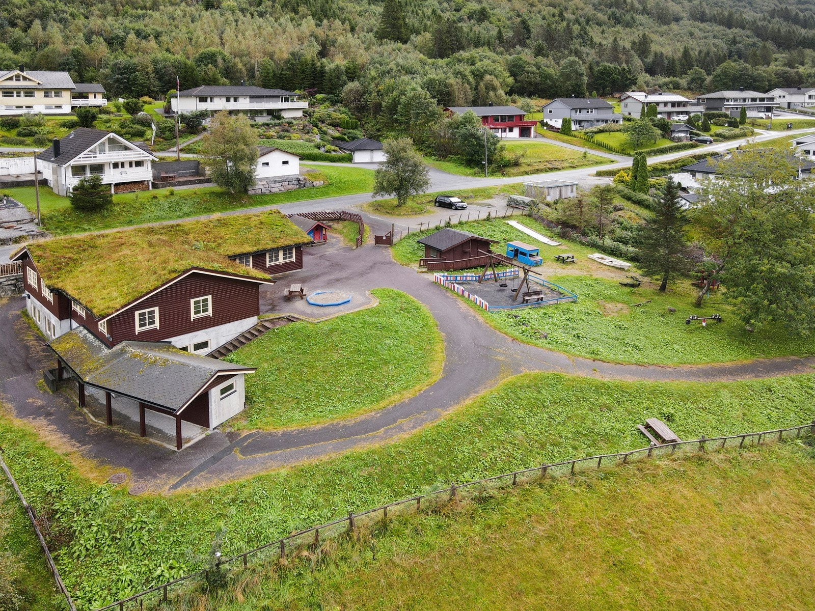 Dronefoto. Galleribilde