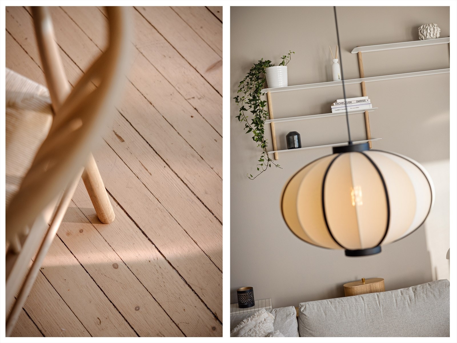 Legg merke til de originale tregulvene, gode takhøyden og dype vinduskarmene. Galleribilde