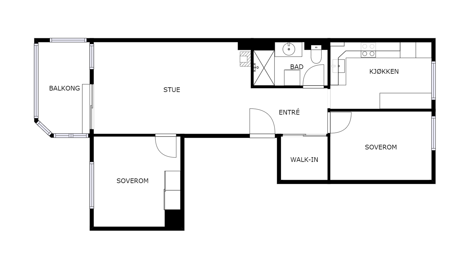 Plantegning Galleribilde