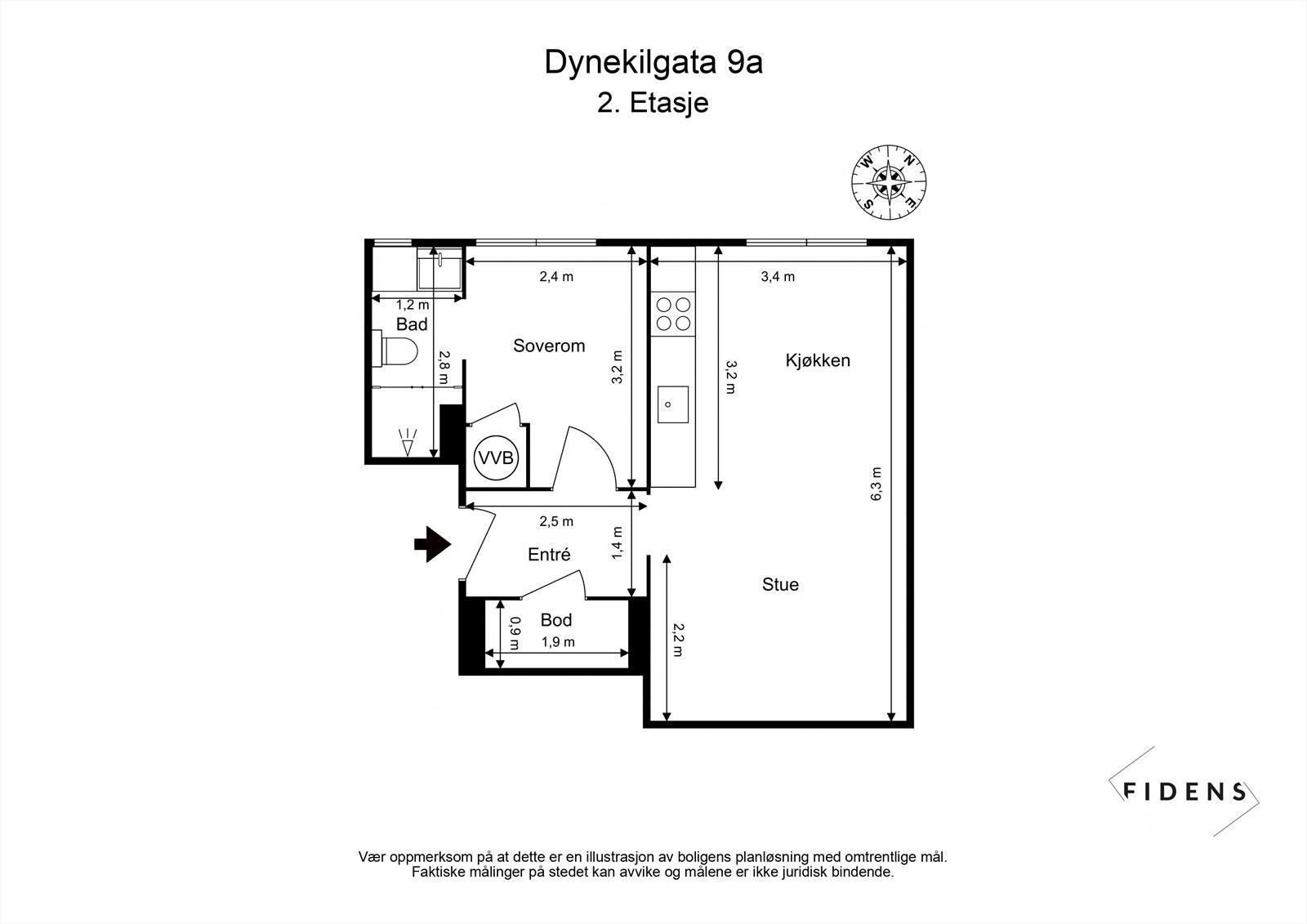 Plantegning Galleribilde