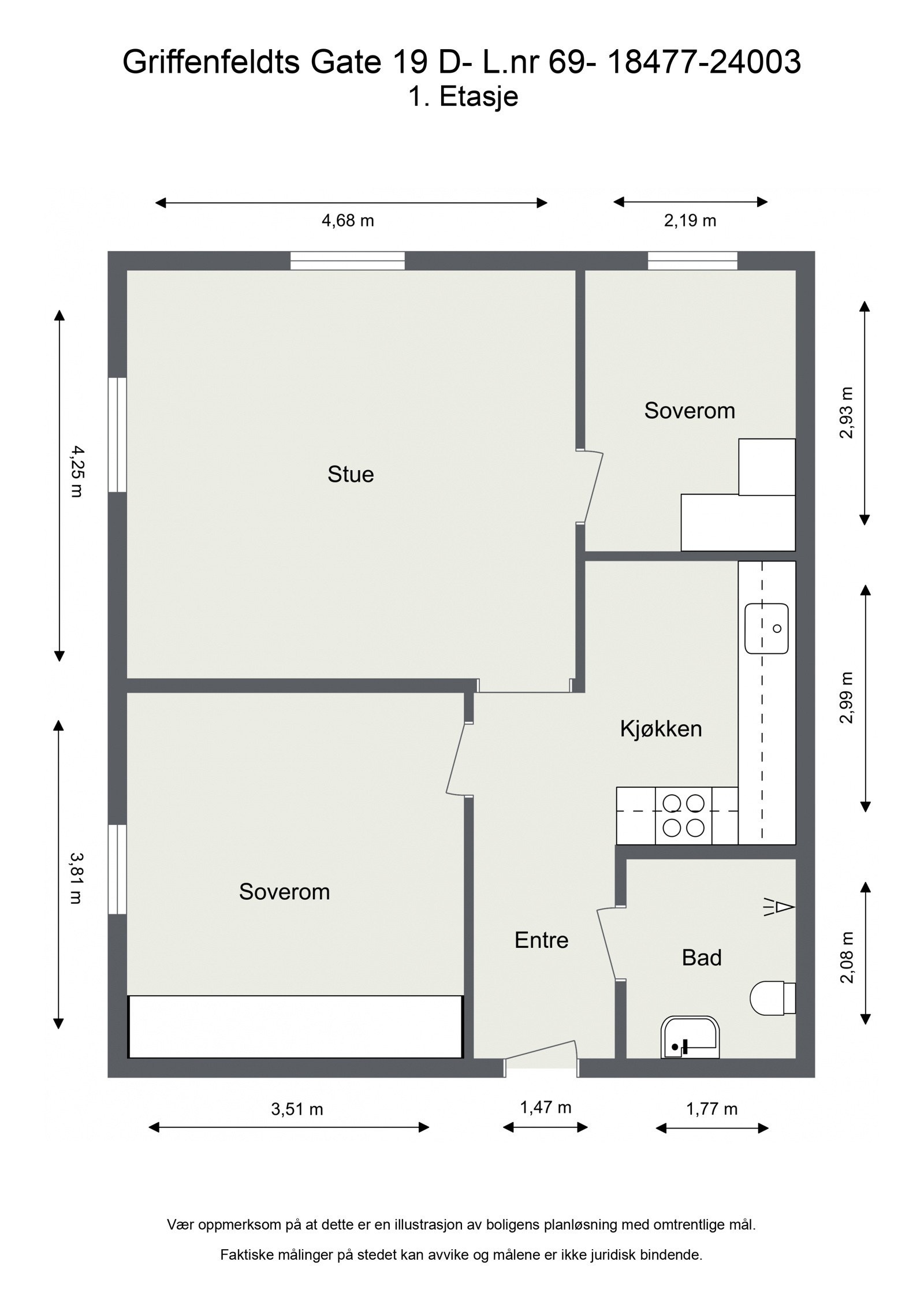 Planløsning. Galleribilde