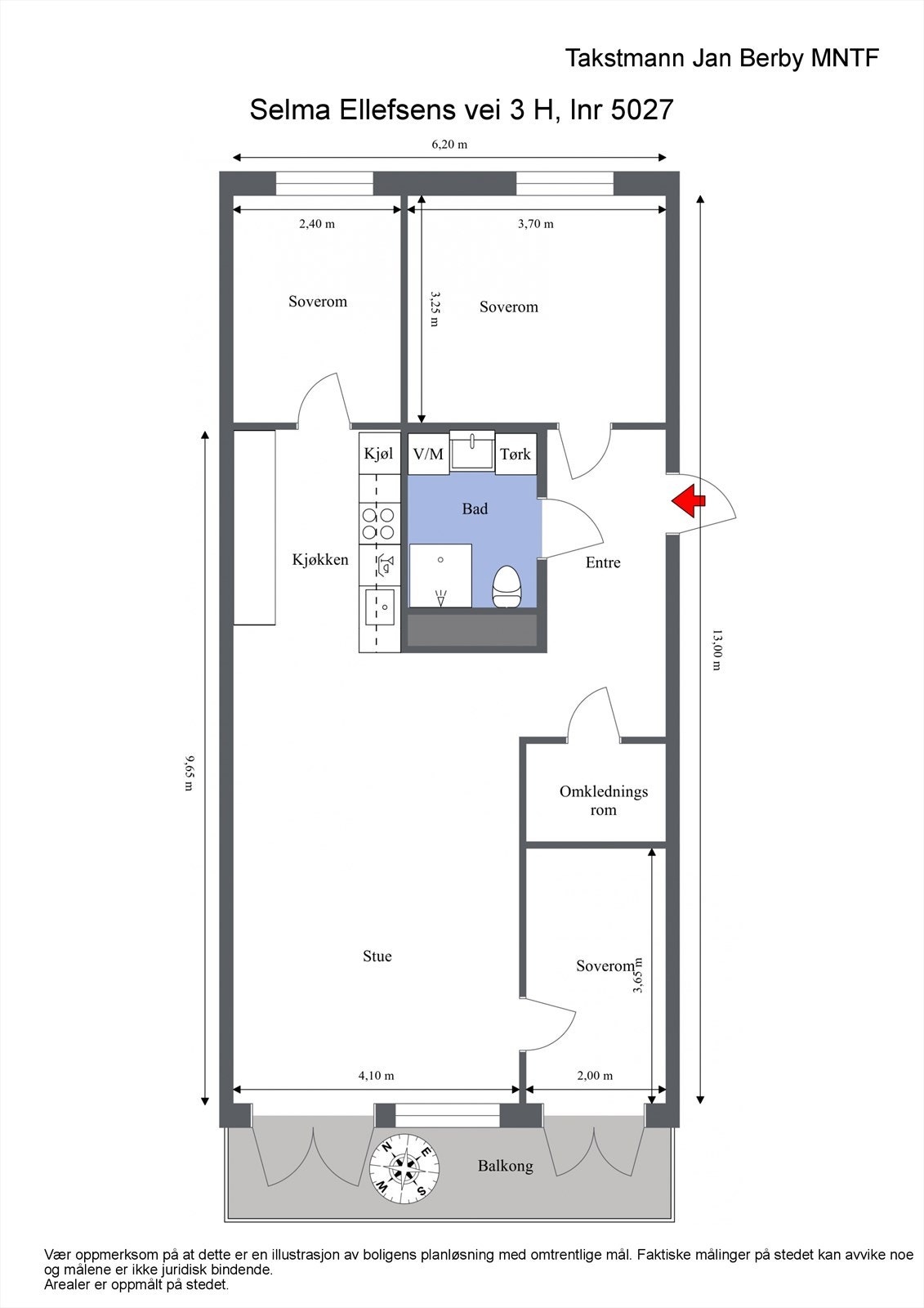 Plantegning Galleribilde