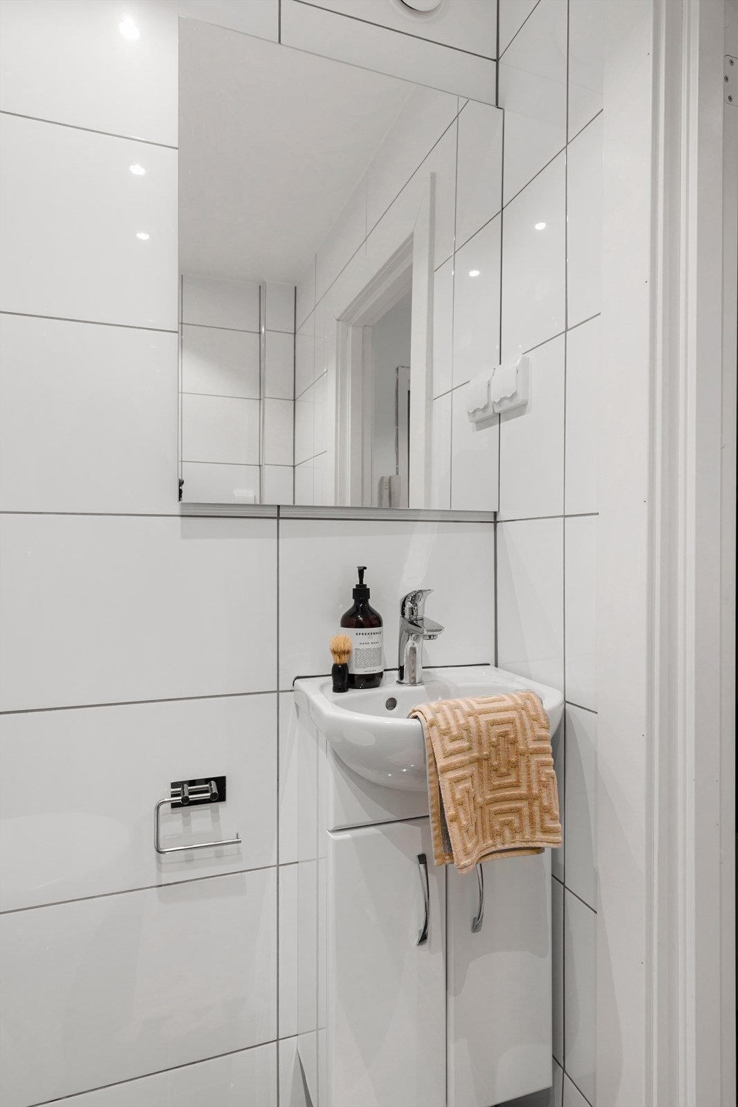 Under oppussingen ble det lagt ny sveisemembran og nytt sluk samt nytt rør-i-rør system. Galleribilde