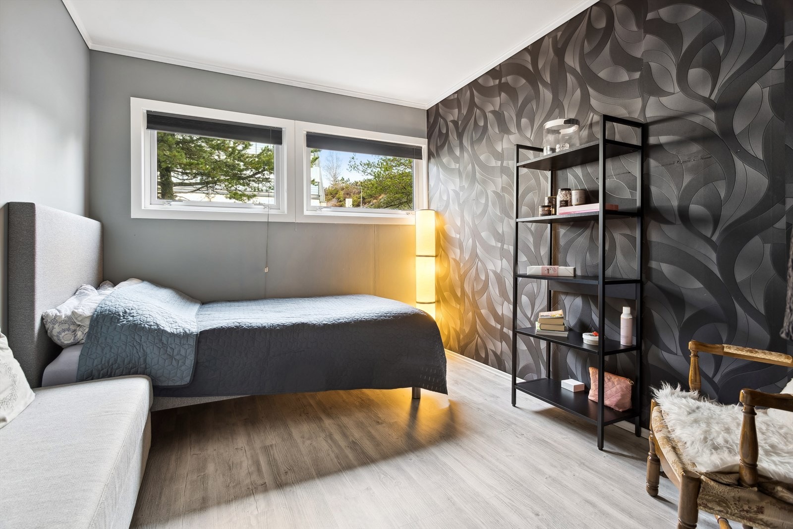 Soverom 2 opprinnelig hovedsoverom. Galleribilde