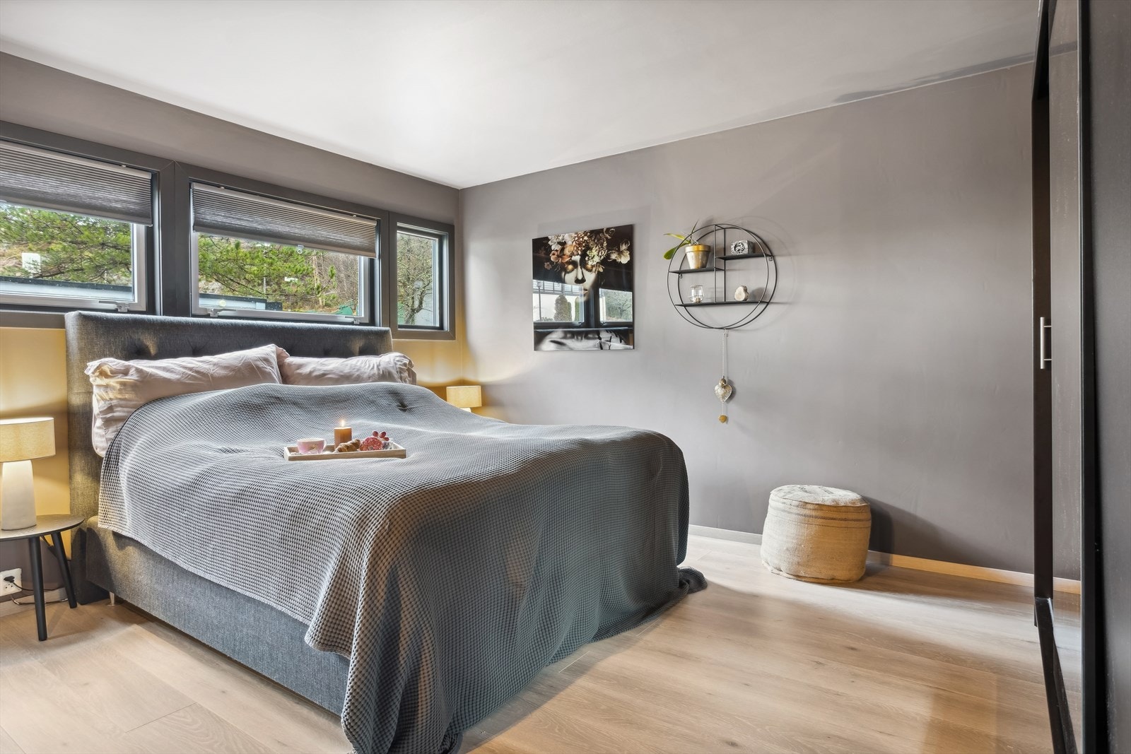 Dagens hovedsoverom, opprinnelig 2 barneværelser. Galleribilde