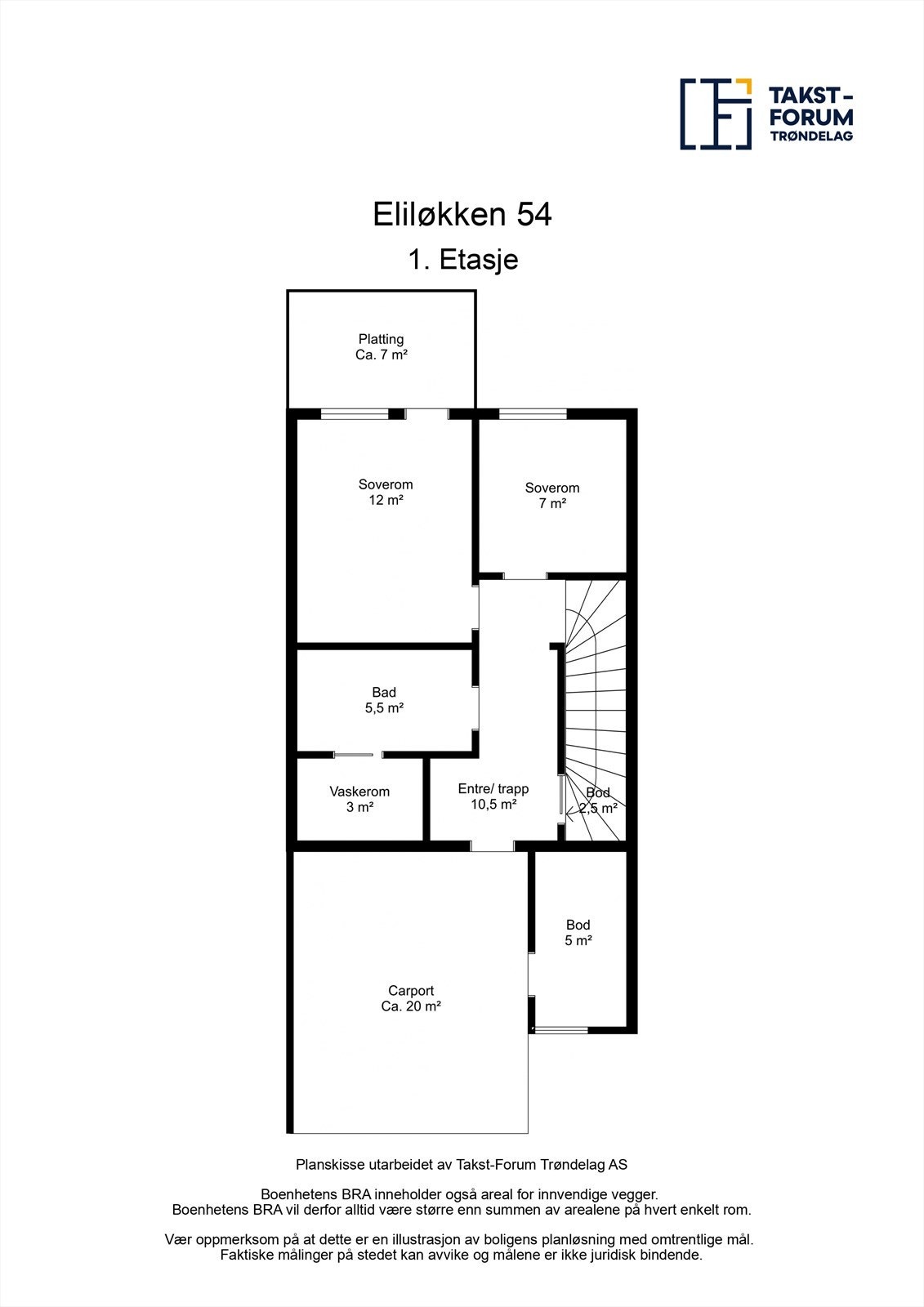 Plantegning første etasje. Galleribilde