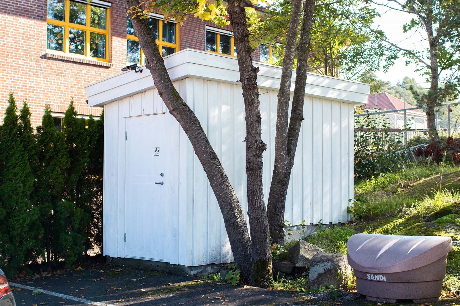 Seksjonen disponerer egen utebod på 5 m² Galleribilde