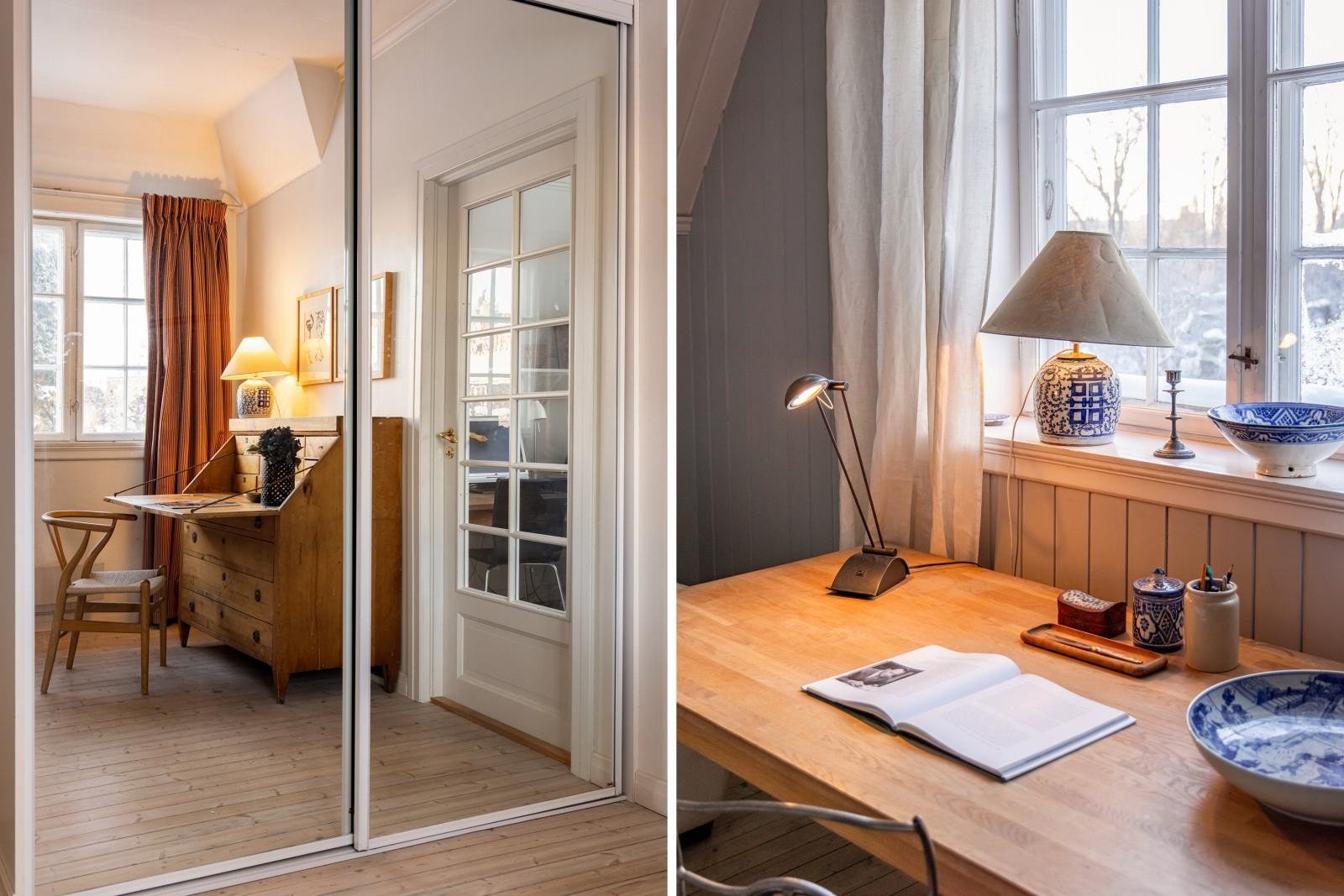 I tillegg er det god plass til kontorløsning - på begge soverom. Galleribilde